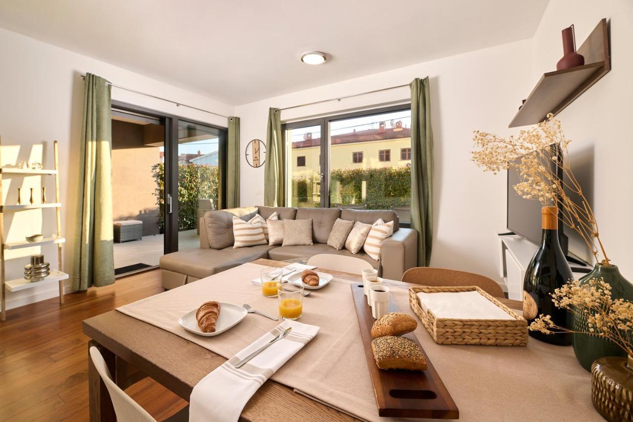 Spada Brand New Apartment With Garden 3 Min From Beach! Porec Exterior photo